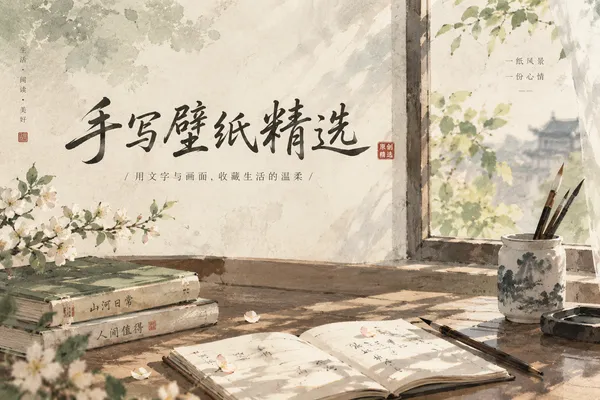 手写壁纸精选